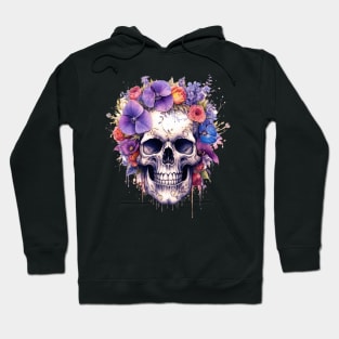 ornate skull Hoodie